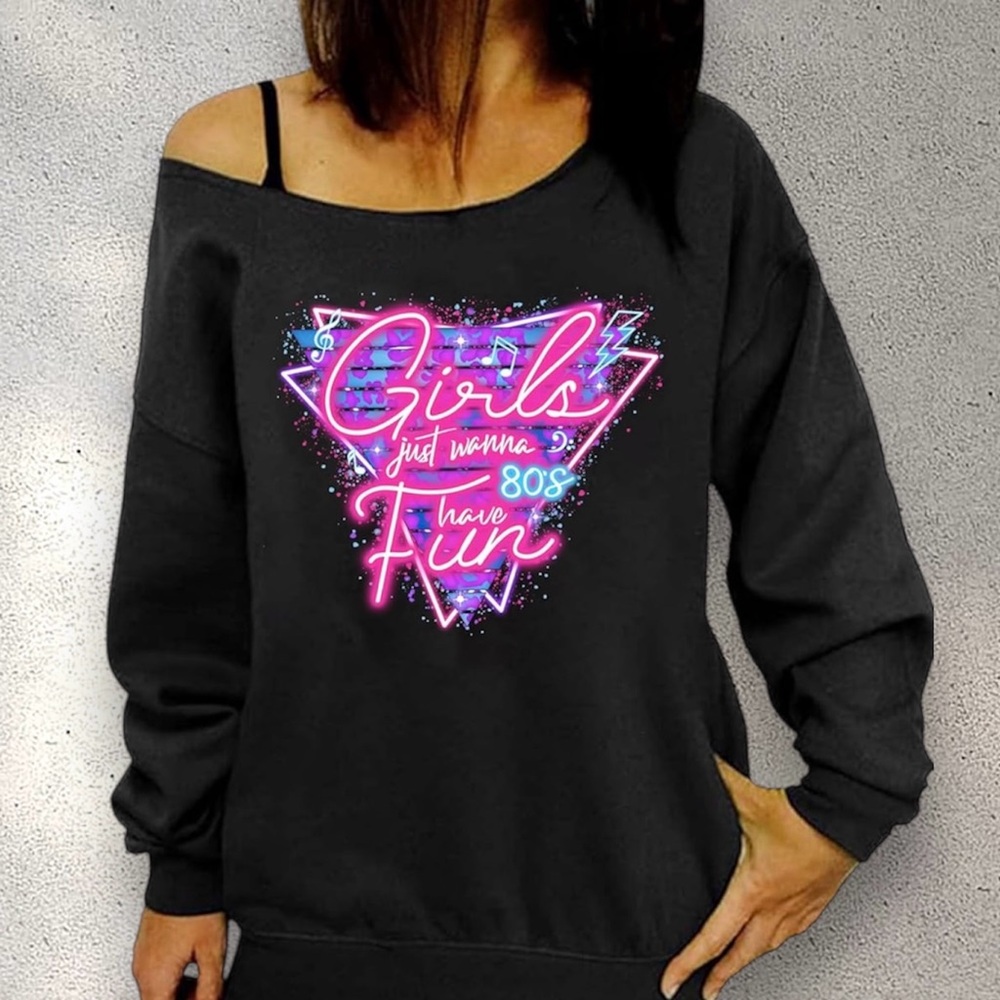 Retro 80s Style Sweatshirt